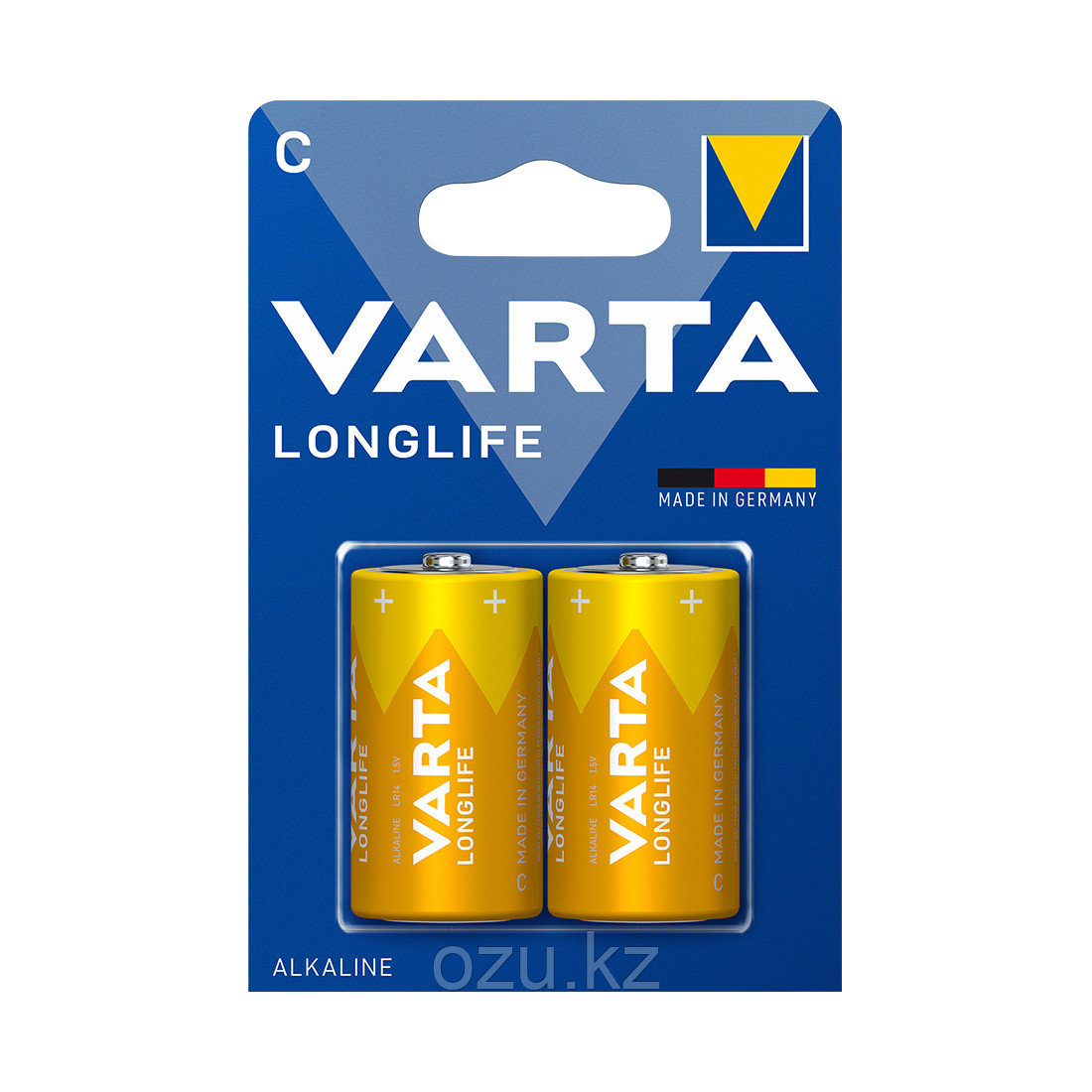 Батарейка VARTA Longlife Baby 1.5V - LR14/ C 2 шт. в блистере