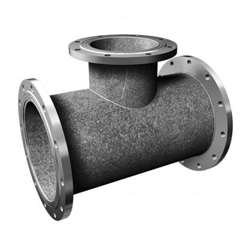 Стальной фланцевый тройник 300x200 мм 09Г2С ОСТ 34.10.762-97, фото 1