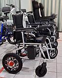 Инвалидная коляска, Gentle 120T-1, с электроприводом 24v 500w (2*250w).аккум. Li-ion 24v 10A/H.Вес 23 кг, фото 2