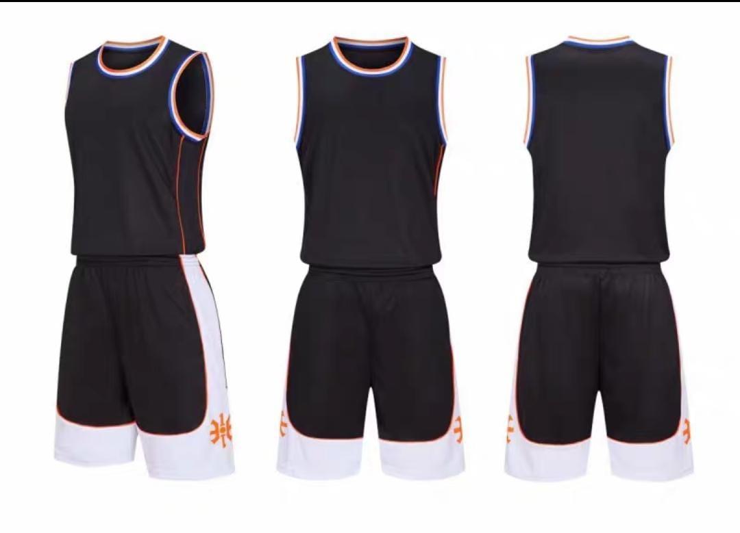 Баскетбольная форма черная с нанесением принта "PLAYER NAME + NUMBER", джерси+шорты (Junior 2XS - Adult 5XL) - фото 9 - id-p104208022