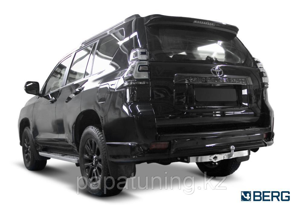 Фаркоп BERG Toyota Land Cruiser Prado 150 Black Onyx (2020-), шар F, с нерж. накладкой, 1500/75 кг. - фото 1 - id-p104188705