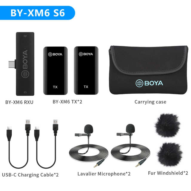 Радио петличный Boya BY-XM6-S6 для Android (Type-C) - фото 3 - id-p104209063