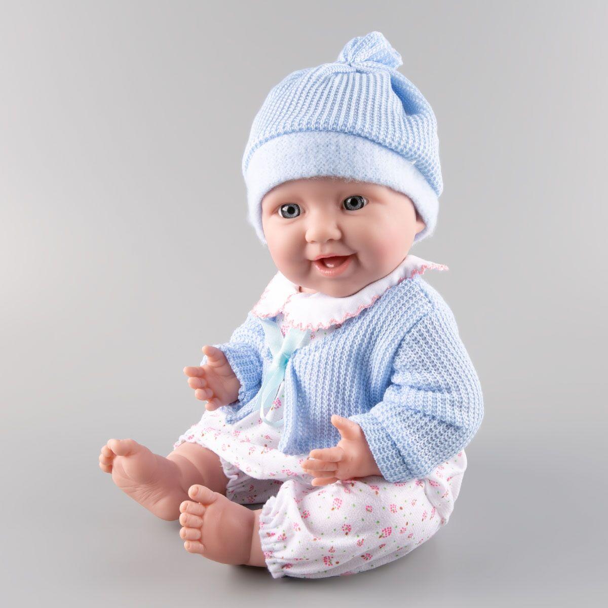 Игрушка пупс в голубой шапочке Kaifan Toys