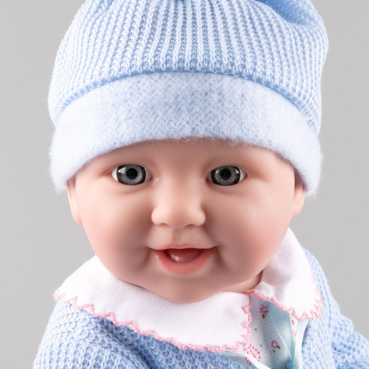 Игрушка пупс в голубой шапочке Kaifan Toys