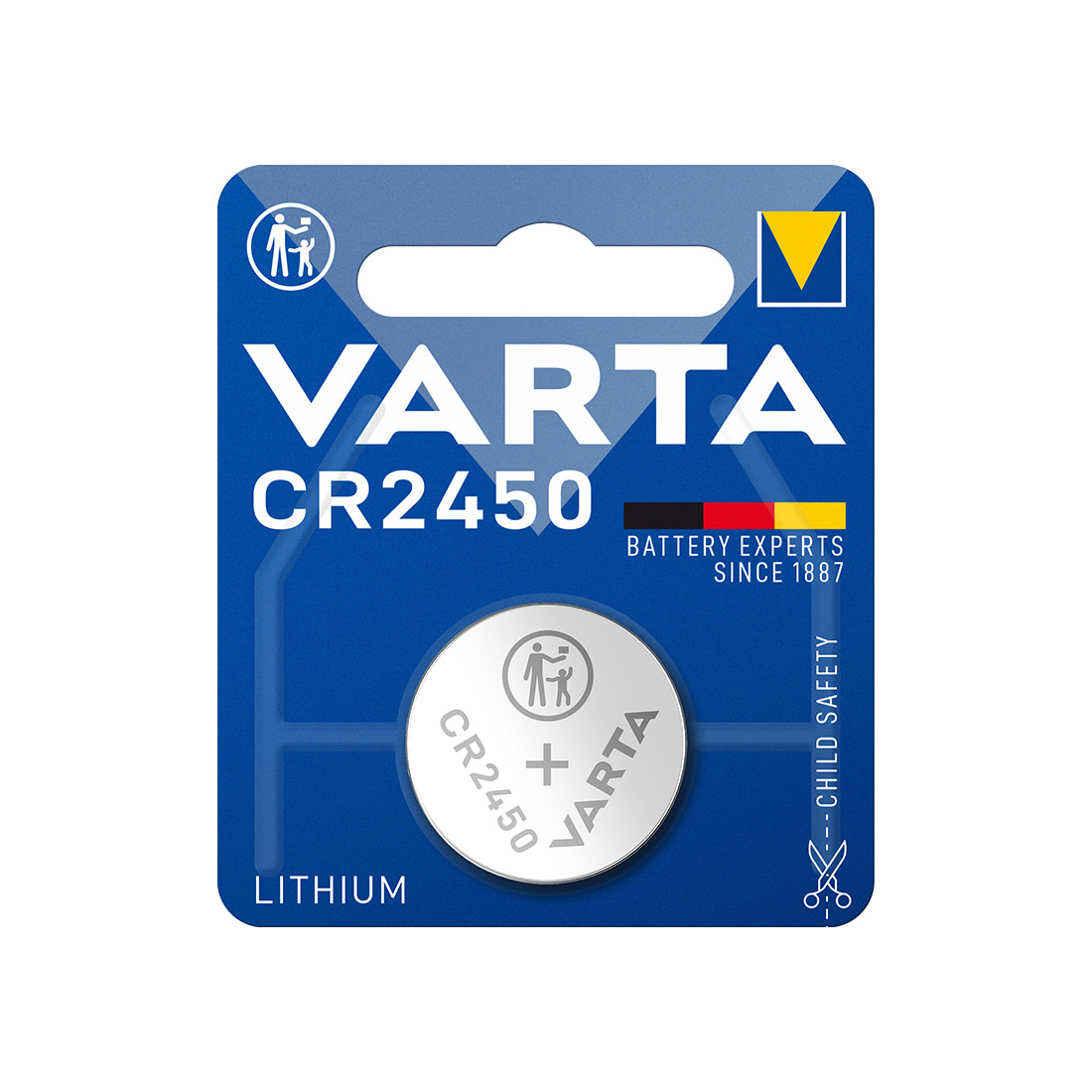 Батарейка VARTA Professional Electronics CR2450 3V 1 шт в блистере - фото 1 - id-p92653563