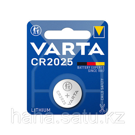 Батарейка VARTA Lithium CR2025 3V (1 шт), фото 2