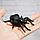 Паук игрушечный бегающий для розыгрышей черный, фото 2
