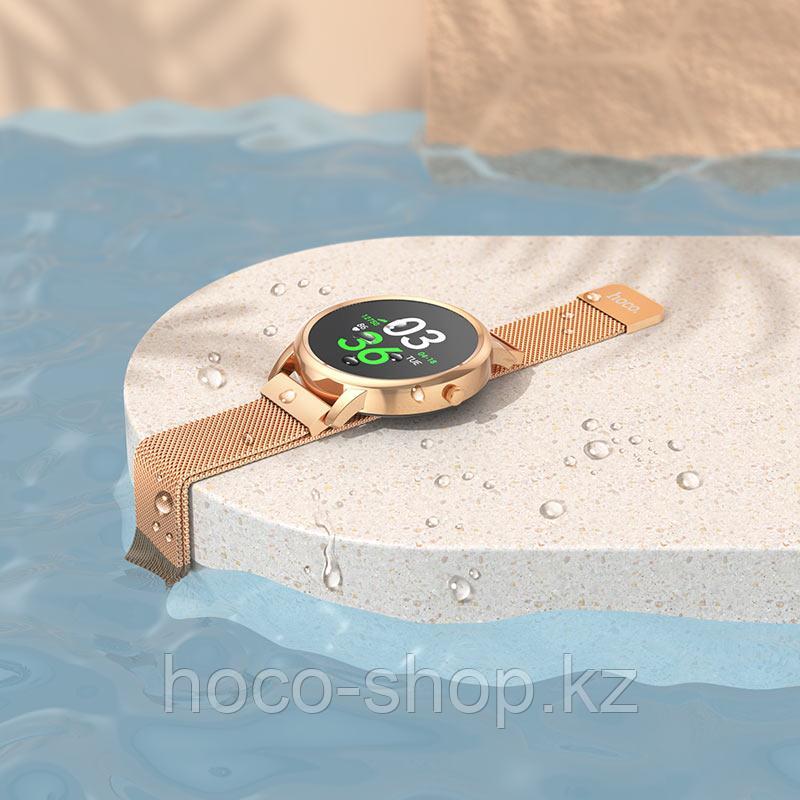 Смарт-часы Hoco Y8 Rose Gold - фото 6 - id-p104212038