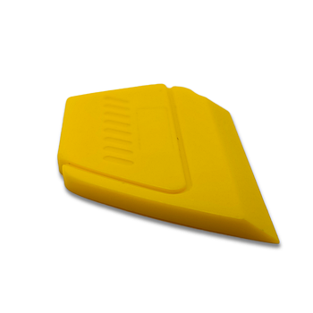Ракель пластиковый mini желтый V129 6,5смХ4см жесткий
