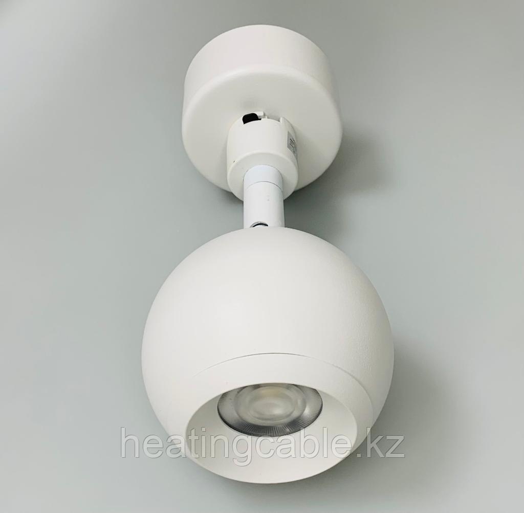 Спот накладной круглый с встроенной лампой, 10W белый - фото 2 - id-p104212110