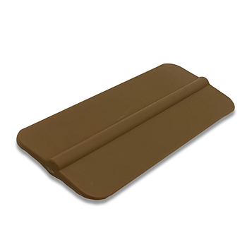 Ракель пластиковый mini золотой V08 10смХ4см мягкий