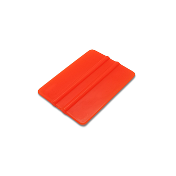 Ракель пластиковый mini оранжевый V51 7,5смХ5,5см жесткий