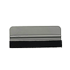 Ракель пластиковый mini серый с фетровой накладкой V24 10смХ4см жесткий, фото 2