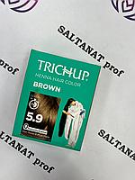 Хна для волос коричневая 6 пакетов по 10 г Trichup