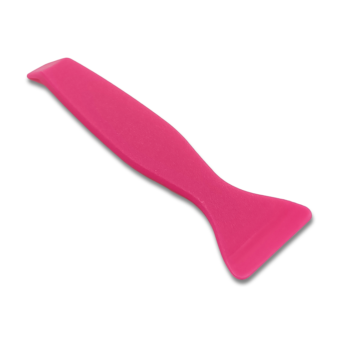 Ракель пластиковый розовый V134 14,5смХ4,5см жесткий - фото 1 - id-p103882296