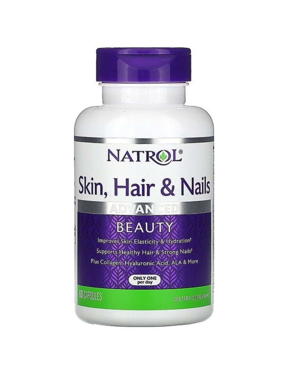 Natrol добавка для здоровья кожи, волос и ногтей, совершенная красота, 60 капсул - фото 1 - id-p104213489