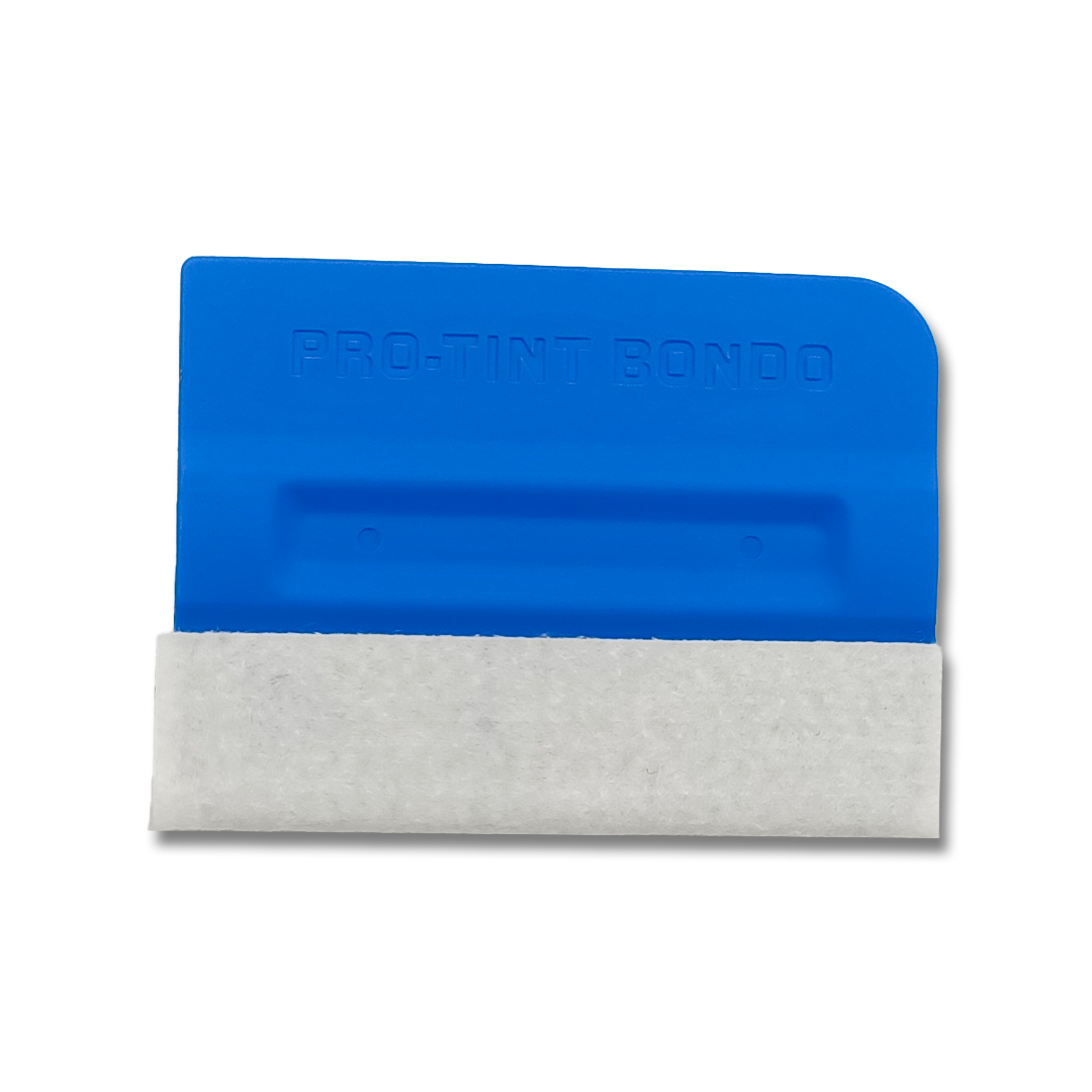 Ракель пластиковый синий с войлочной накладкой V32 10смХ7,2см мягкий