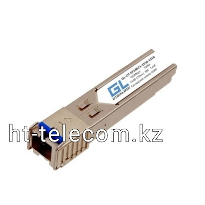 Модуль GIGALINK SFP, WDM, 100/155 Мбит/c, одно волокно SM, SC, Tx:1310/Rx:1550 нм, 14 дБ (до 20 км)