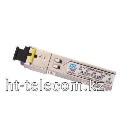 Модуль GIGALINK SFP, WDM, 1Гбит/c, одно волокно SM, SC, Tx:1310/Rx:1550 нм, 20 дБ (до 40 км), шт