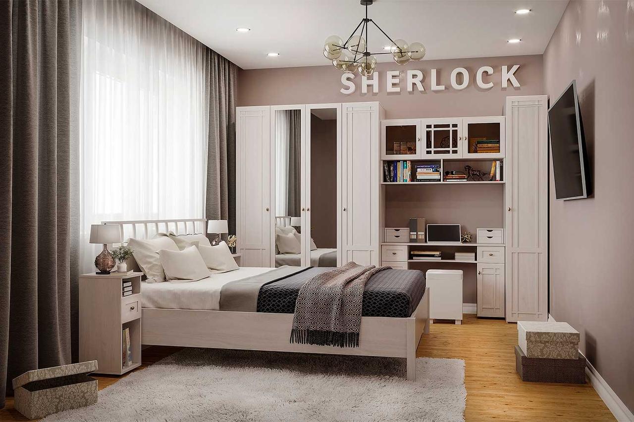 Кровать Sherlock 140х200 см, Ясень - фото 2 - id-p104214097