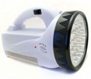 Фонарь-прожектор ручной аккумуляторный YJ-222 + боковая панель - фото 1 - id-p104215528