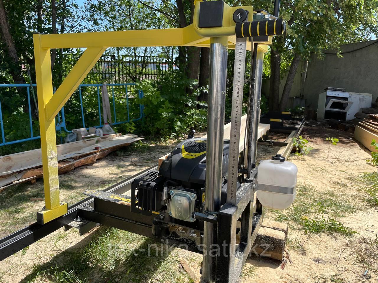 Шинная бензиновая пилорама PilaTex 7.5 л.с.