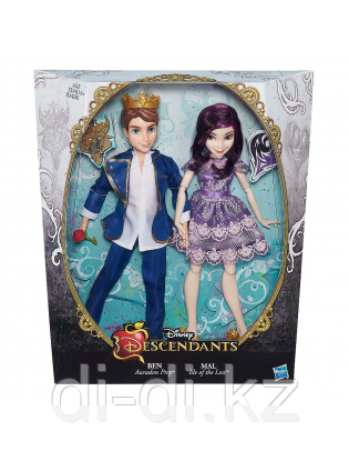 Оригинал Набор кукол "Принц Бен и Мэл" -Descendants - Mal and Ben Dolls В3113