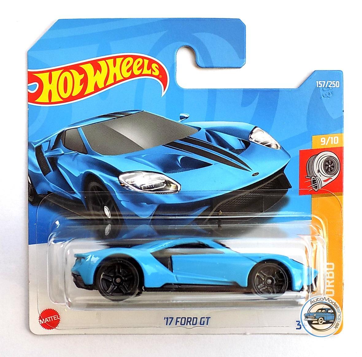 Hot Wheels Модель Ford GT '17, голубой - фото 1 - id-p104213474