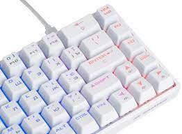 Клавиатура игровая 2E GAMING KG380 RGB 68key Gateron Brown Switch White