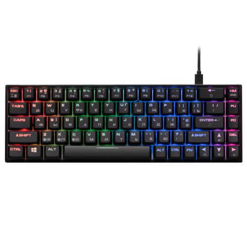 Клавиатура игровая 2E GAMING KG380 RGB 68key Gateron Red Switch