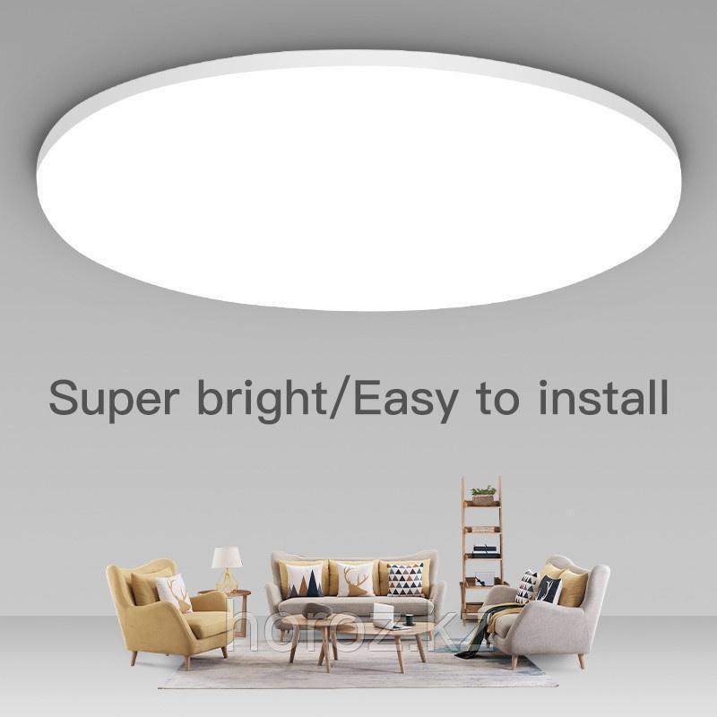 Настенно-потолочный ультратонкий светильник круглый LED 30 W - фото 4 - id-p104219582