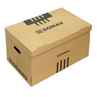 Архивный короб, 545x363x317 мм, картон, коричневый Donau, PBS