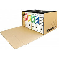 Архивный короб, 555x360x315 мм, картон, коричневый Donau, PBS