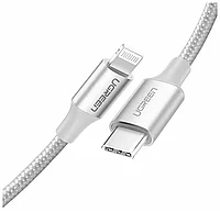 UGREEN 70523 Кабель US304 Lightning To Type-C 2.0 Male Cable 1M