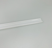 Профиль алюминиевый для  LED ленты, серебро, с матовым экраном - 2м, фото 2