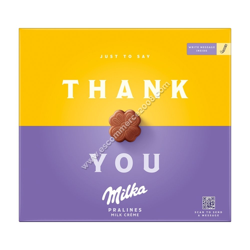 Шоколадные конфеты Milka в коробке "Thank you"  110гр (Европа)