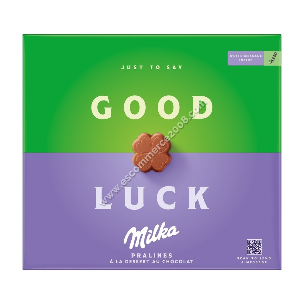 Шоколадные конфеты Milka в коробке "GOOD LUCK"  110гр (Европа)