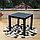 Набор садовой мебели КАНТ комплект 4 стула/стол, фото 5