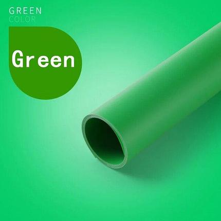 Фон пластиковый-винил зеленый матовый 60х130см, фото 2