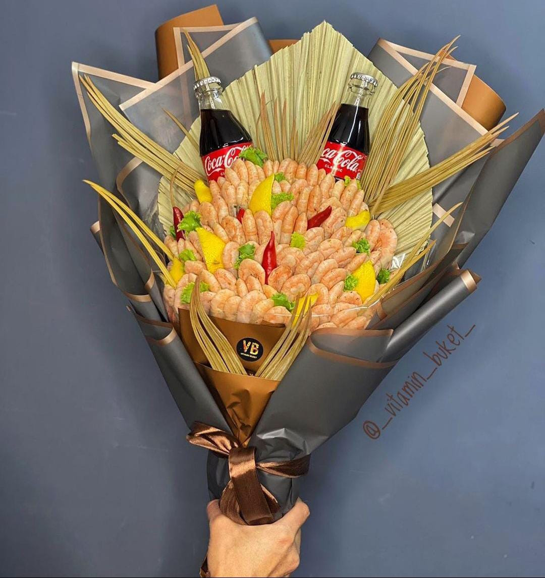 Букет из креветок