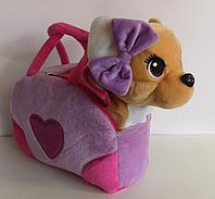 Собачка в сумочке с поводком / игрушка собачка аналог Chi Chi Love.