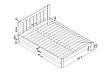 Кровать Слип белый 140х200 см, фото 3