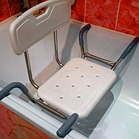 Сиденье для ванной комнаты KJT 504 со спинкой
