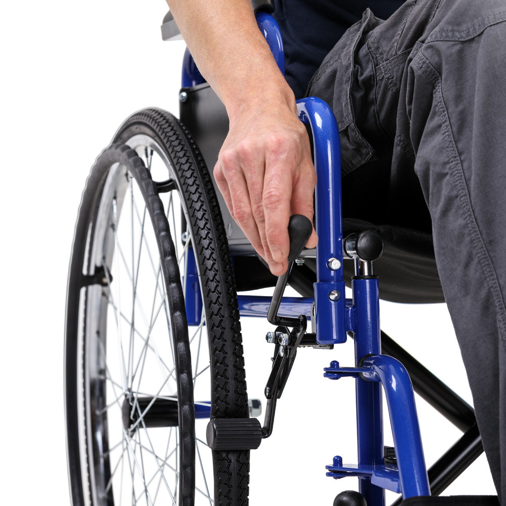 Кресло-коляска для инвалидов Н 035, 17 дюйм, - фото 3 - id-p104227986