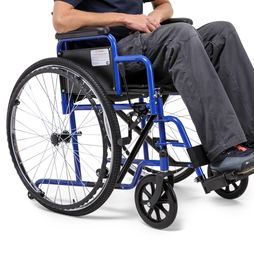 Кресло-коляска для инвалидов Н 035, 17 дюйм - фото 6 - id-p104227987