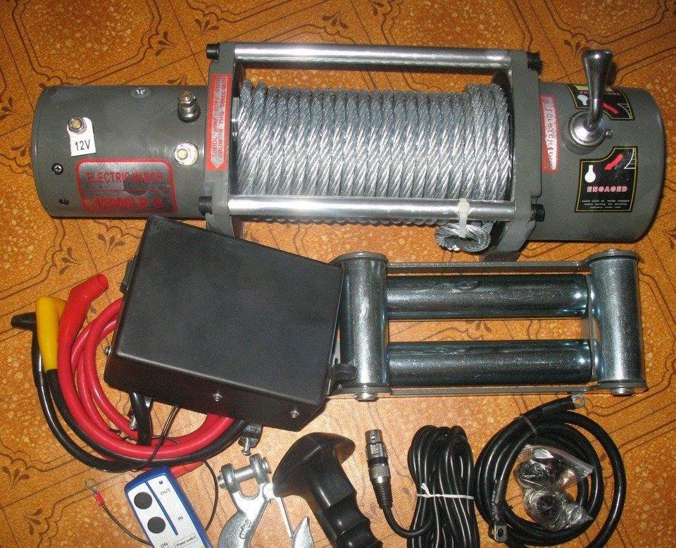 Лебедка Electric Winch 12000 lb - фото 2 - id-p89333481