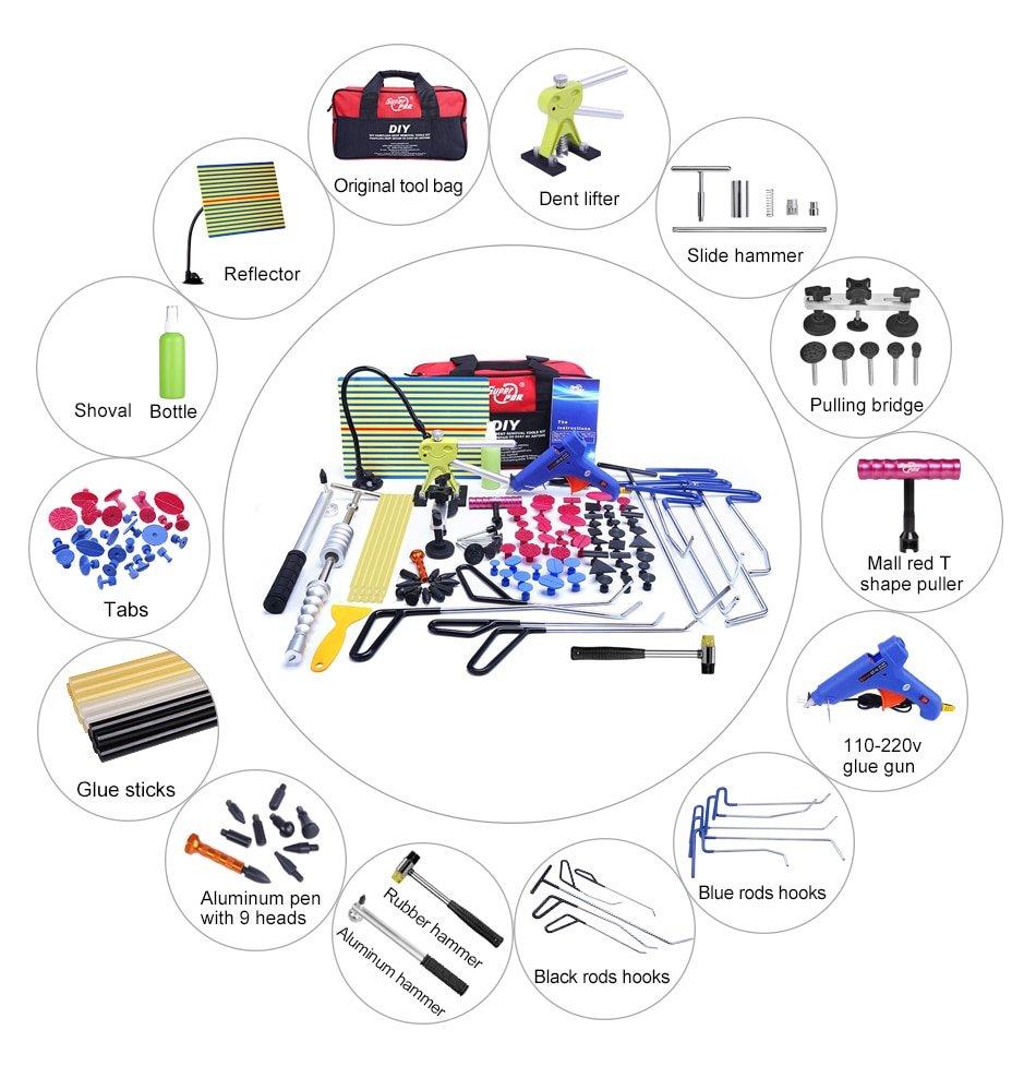 Супер PDR автомобильный комплект для ремонта кузова - фото 2 - id-p89334228