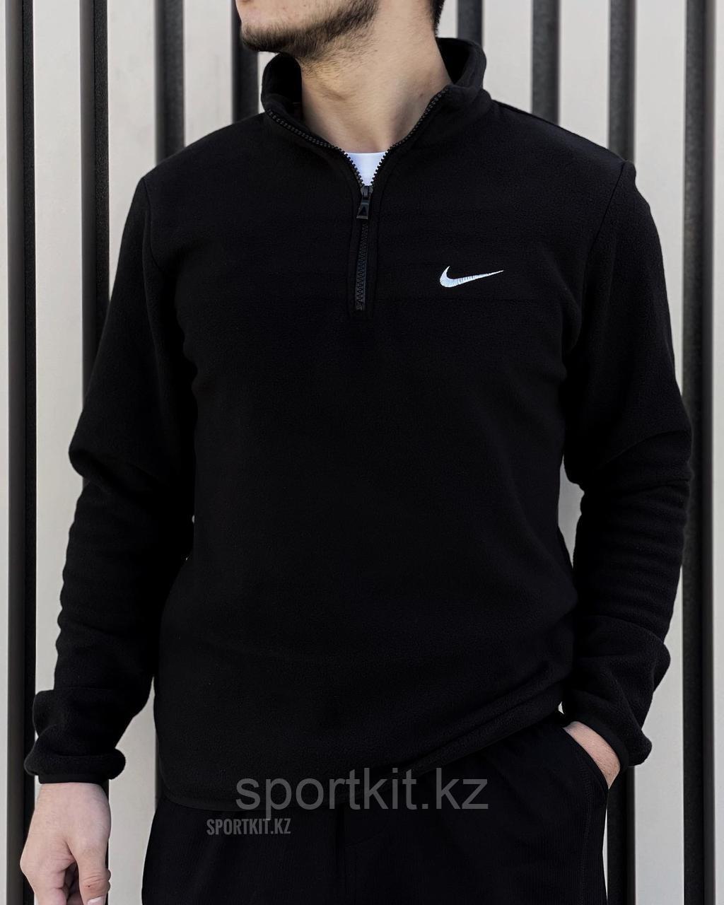 Кофта Nike зам до груд черный - фото 2 - id-p104234953