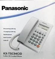 Телефонный аппарат стационарный проводной Panasonic KX-TSC94CID с дисплеем и спикерфоном (Белый)