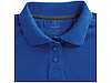 Calgary женская футболка-поло с коротким рукавом, синий, фото 6